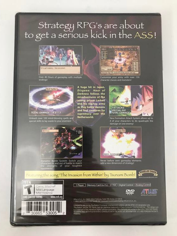 DISGAEA HOUR OF DARKNESS (BRAND NEW / SEALED)
