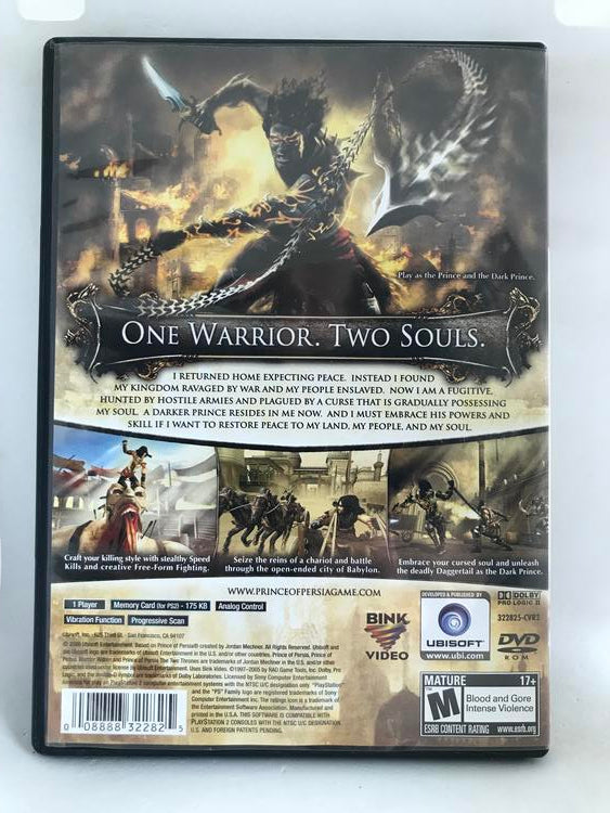PRINCE OF PERSIA THE TWO THRONES GREATEST HITS (COMPLETE IN BOX) (usagé)