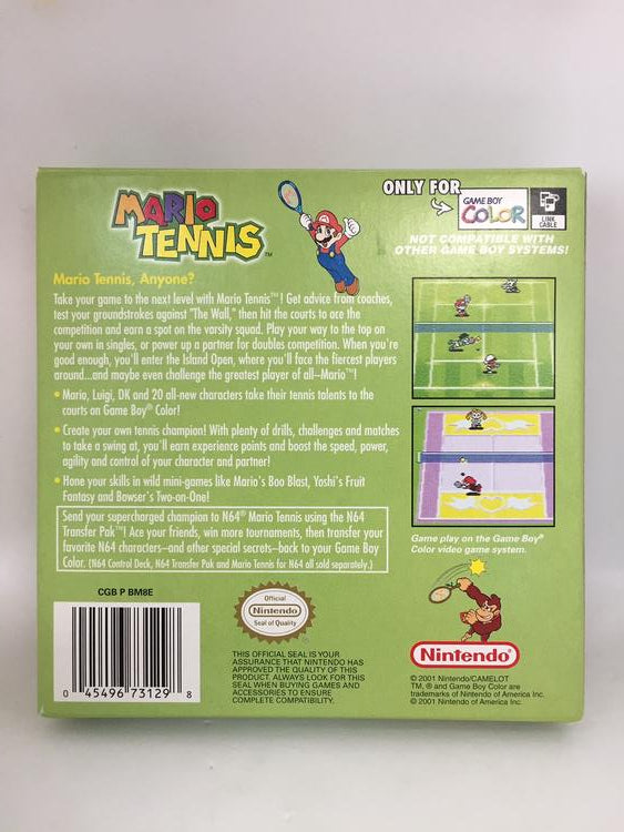 MARIO TENNIS (COMPLETE IN BOX) (usagé)
