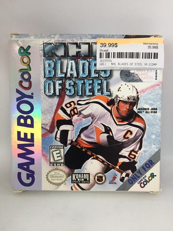 NHL BLADES OF STEEL 99 (COMPLETE IN BOX)