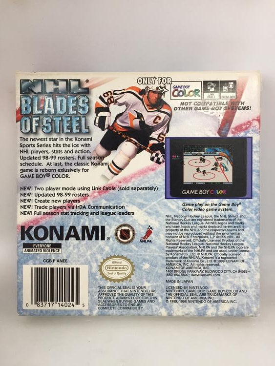 NHL BLADES OF STEEL 99 (COMPLETE IN BOX)