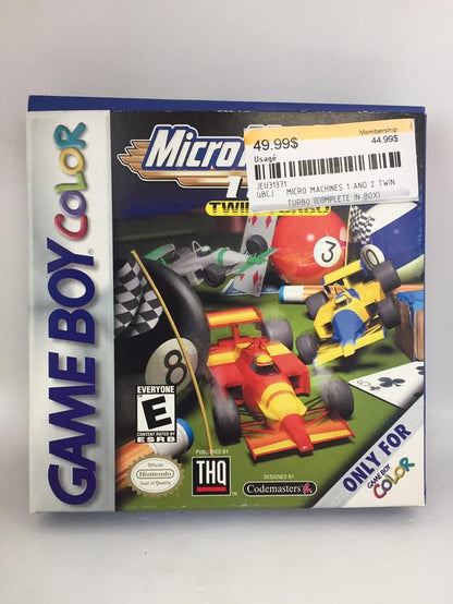 MICRO MACHINES 1 AND 2 TWIN TURBO (COMPLETE IN BOX)