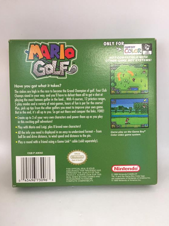MARIO GOLF (COMPLETE IN BOX)