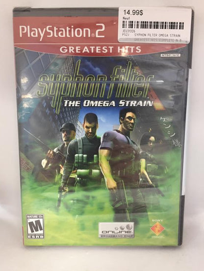 SYPHON FILTER OMEGA STRAIN GREATEST HITS (COMPLETE IN BOX) (usagé)