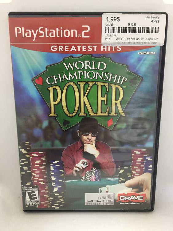 WORLD CHAMPIONSHIP POKER GREATEST HITS (COMPLETE IN BOX) (usagé)