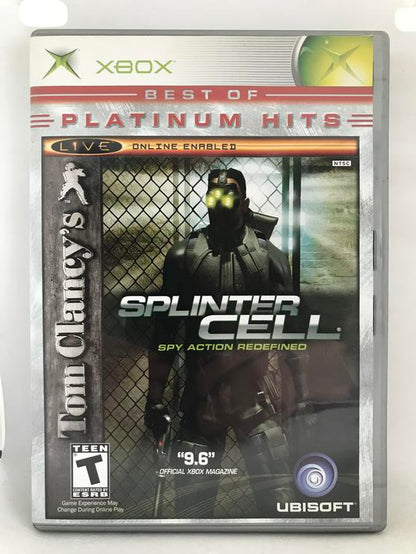 TOM CLANCY'S SPLINTER CELL BEST OF PLATINUM HITS (COMPLETE IN BOX)