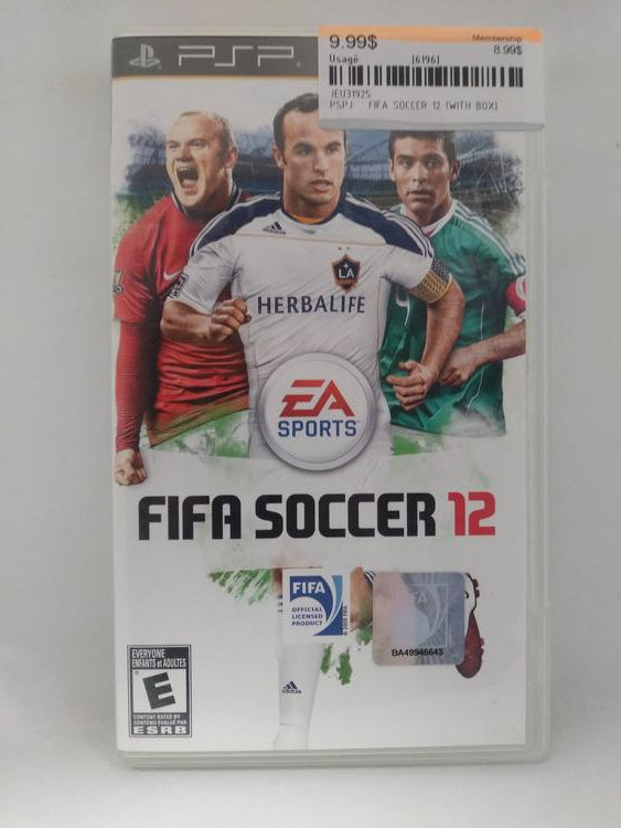 FIFA SOCCER 12 (WITH BOX) (usagé)