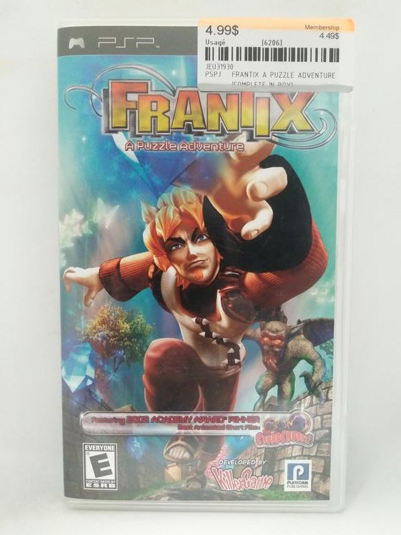 FRANTIX A PUZZLE ADVENTURE (COMPLETE IN BOX) (usagé)