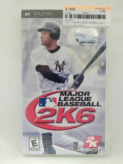 MAJOR LEAGUE BASEBALL 2K6 (WITH BOX)