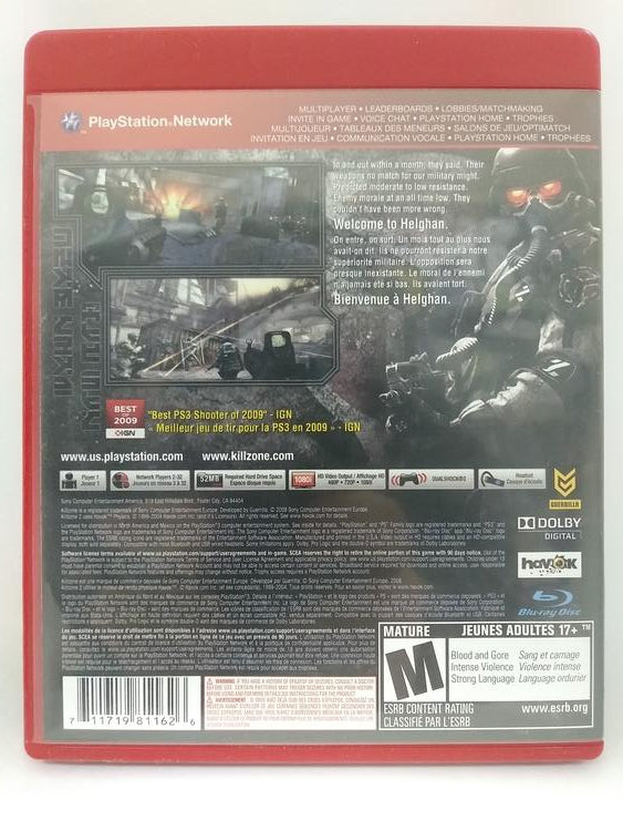 KILLZONE 2 GREATEST HITS (COMPLETE IN BOX) (usagé)