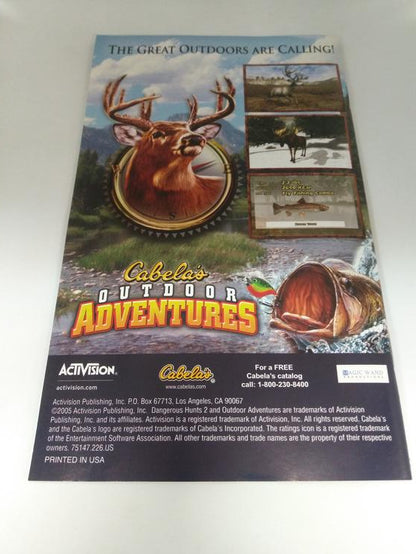 CABELA'S DANGEROUS HUNTS 2 (COMPLETE IN BOX)