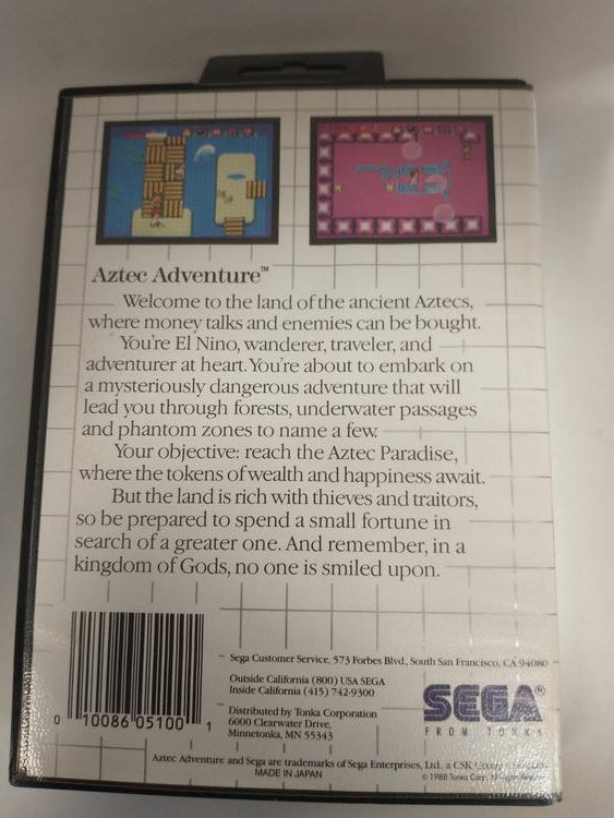 AZTEC ADVENTURE (COMPLETE IN BOX)