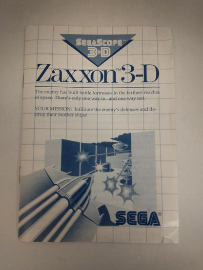 ZAXXON 3-D (COMPLETE IN BOX) (usagé)