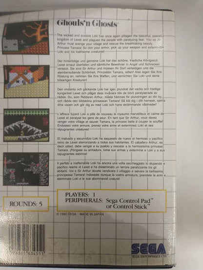 GHOULS 'N GHOSTS (WITH BOX) (usagé)