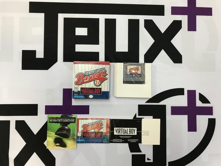 VIRTUAL BOY VIRTUAL LEAGUE BASEBALL (COMPLETE IN BOX) (usagé)