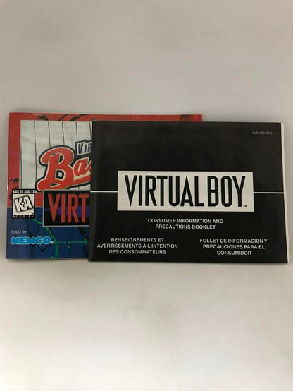 VIRTUAL BOY VIRTUAL LEAGUE BASEBALL (COMPLETE IN BOX) (usagé)