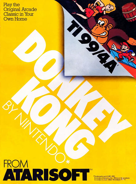 TI-99 DONKEY KONG