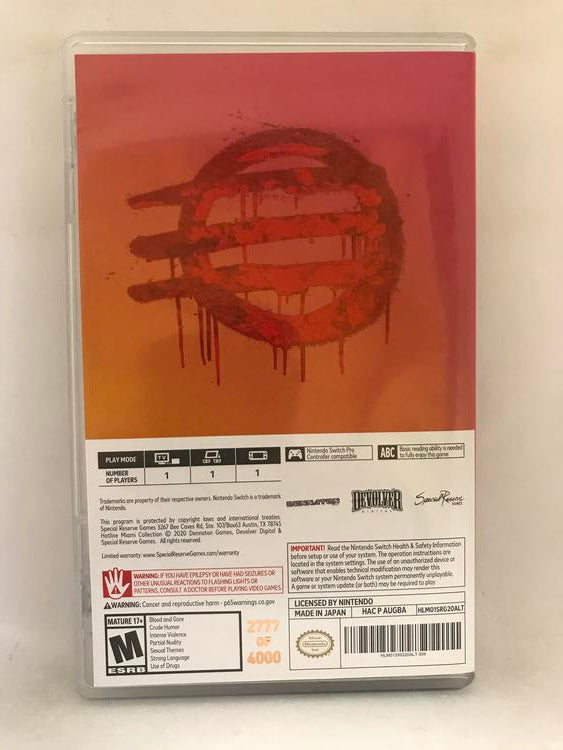 HOTLINE MIAMI COLLECTION (SPECIAL RESERVE GAMES)