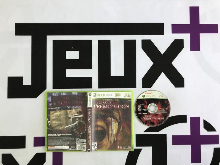 DEADLY PREMONITION (NON-ORIGINAL PRINT) (usagé)