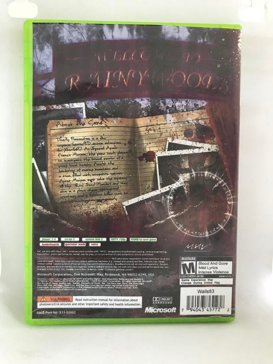 DEADLY PREMONITION (NON-ORIGINAL PRINT)