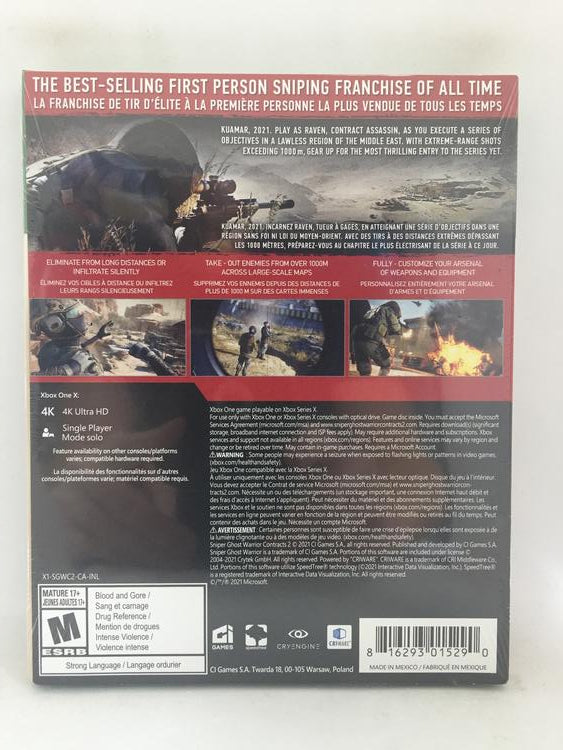 SNIPER GHOST WARRIOR CONTRACTS 2 (usagé)