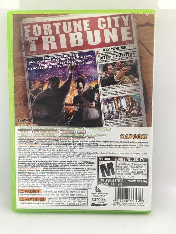 DEAD RISING 2 OFF THE RECORD (COMPLETE IN BOX)