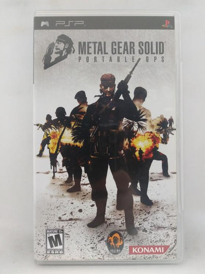 METAL GEAR SOLID PORTABLE OPS (COMPLETE IN BOX) (usagé)