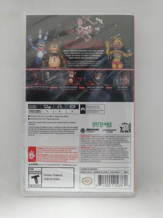 FIVE NIGHTS AT FREDDY'S HELP WANTED (usagé)