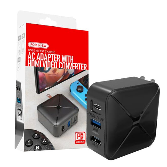 AC ADAPTER WITH HDMI VIDEO CONVERTER (SWITCH)