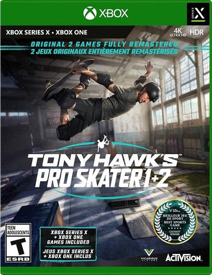 TONY HAWK'S PRO SKATER 1+2 (usagé)