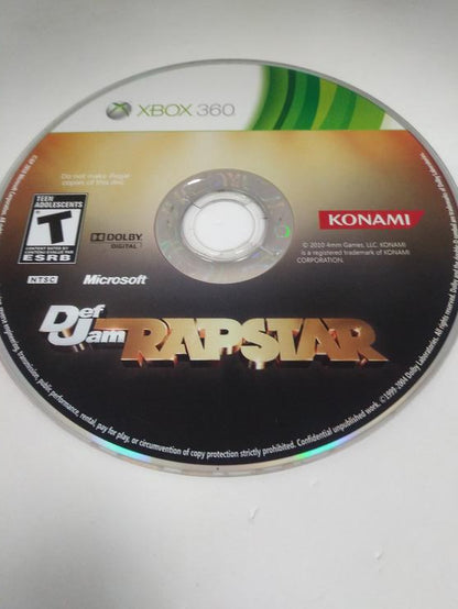 DEF JAM RAPSTAR GAME ONLY (COMPLETE IN BOX)