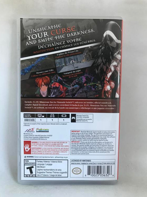 YS IX MONSTRUM NOX PACT EDITION (usagé)
