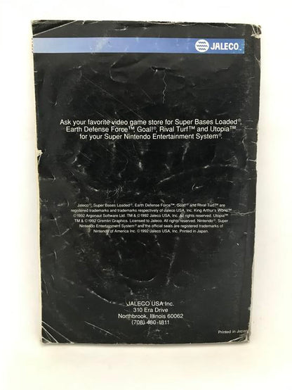 SNES KING ARTHUR'S WORLD INSTRUCTION BOOKLET ENGLISH