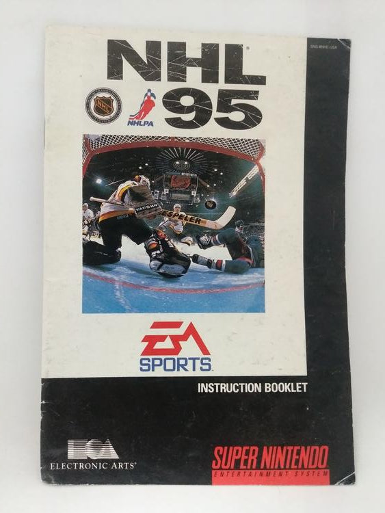 SNES NHL 95 INSTRUCTION BOOKLET ENGLISH (usagé)