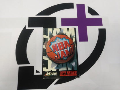 SNES NBA JAM INSTRUCTION BOOKLET ENGLISH