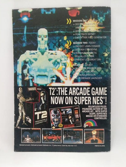 SNES NBA JAM INSTRUCTION BOOKLET ENGLISH