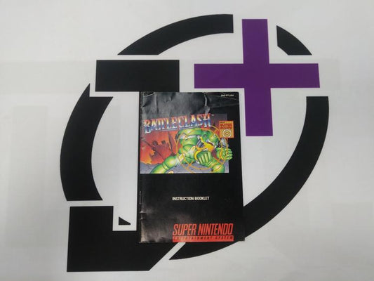 SNES BATTLECLASH INSTRUCTION BOOKLET ENGLISH (usagé)