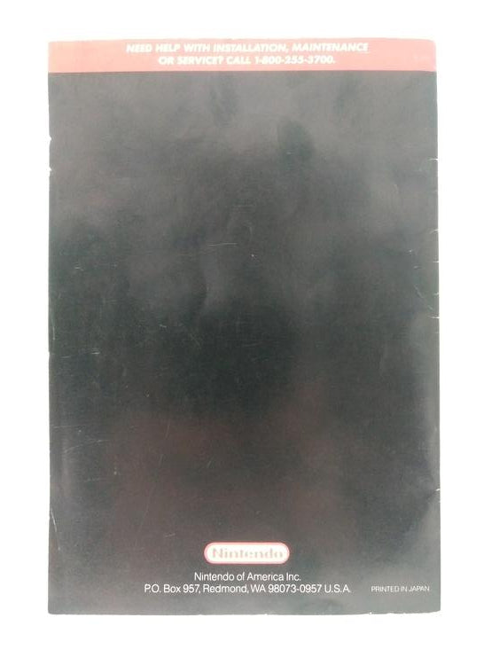 SNES BATTLECLASH INSTRUCTION BOOKLET ENGLISH