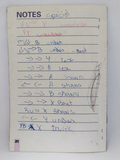 SNES WWF WRESTLEMANIA THE ARCADE GAME INSTRUCTION BOOKLET ENGLISH (usagé)