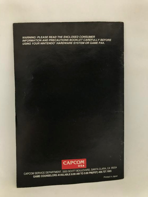 SNES MAGIC SWORD INSTRUCTION BOOKLET ENGLISH (usagé)