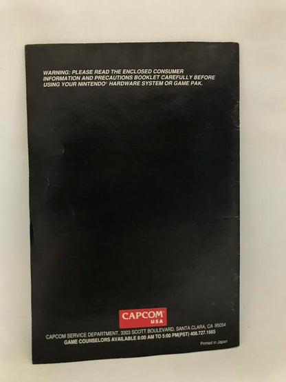 SNES MAGIC SWORD INSTRUCTION BOOKLET ENGLISH (usagé)