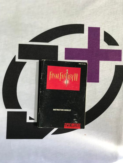 SNES FINAL FANTASY II INSTRUCTION BOOKLET ENGLISH