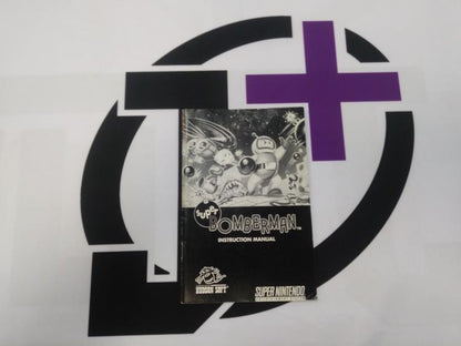 SNES SUPER BOMBERMAN INSTRUCTION BOOKLET ENGLISH