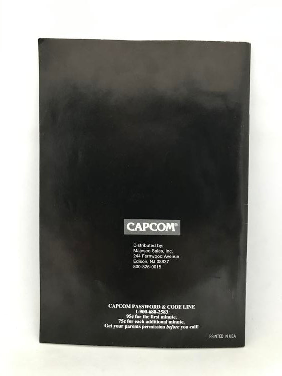 SNES MEGA MAN X INSTRUCTION BOOKLET ENGLISH