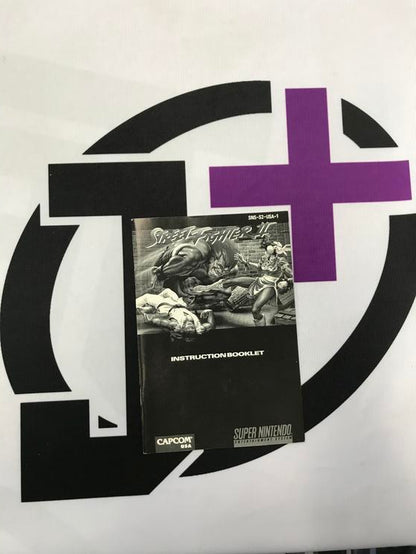 SNES STREET FIGHTER II INSTRUCTION BOOKLET ENGLISH