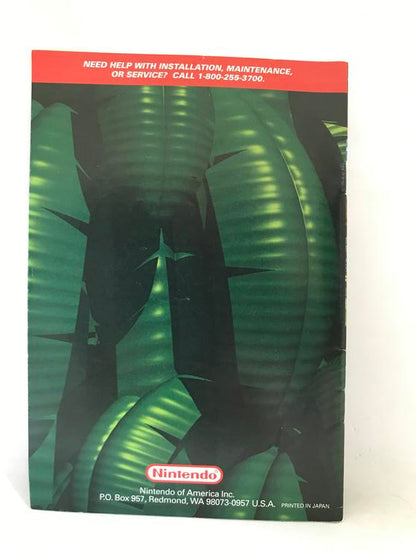 SNES DONKEY KONG COUNTRY INSTRUCTION BOOKLET ENGLISH (usagé)