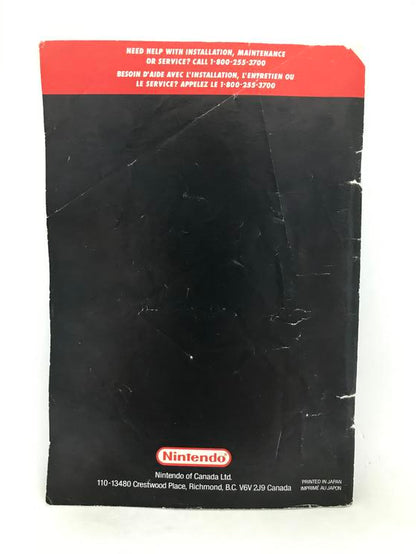 SNES MARIO PAINT INSTRUCTION BOOKLET BILINGUAL (usagé)