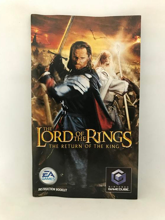 NGC THE LORD OF THE RINGS THE RETURN OF THE KING INSTRUCTION BOOKLET ENGLISH