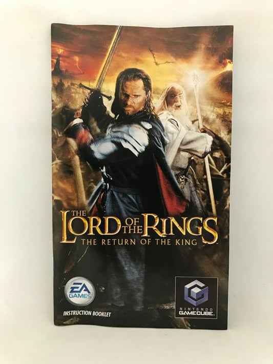 NGC THE LORD OF THE RINGS THE RETURN OF THE KING INSTRUCTION BOOKLET ENGLISH (usagé)