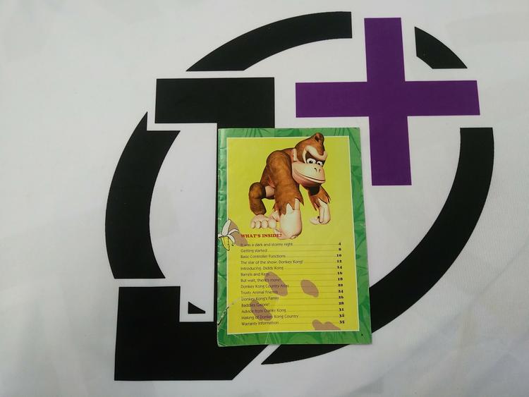 SNES DONKEY KONG COUNTRY INSTRUCTION BOOKLET ENGLISH (usagé)